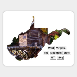 West Virginia USA Magnet